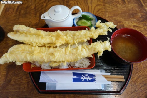 天ぷらの店 大漁 松島町でアナゴ天丼 メシウマブログ